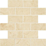 Mirasol Marble Look Tile Brick Joint Mosaic