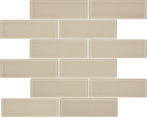 Bliss Element Glass Tile Brick Mosaic