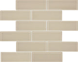 Bliss Element Glass Tile Brick Mosaic