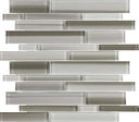 Bliss Fusion Glass Tile Random Strip Mosaic