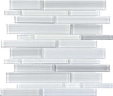 Bliss Fusion Glass Tile Random Strip Mosaic