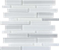 Bliss Fusion Glass Tile Random Strip Mosaic