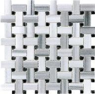 Fluid Marble Basketweave (Honed)