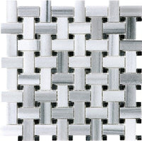 Fluid Marble Basketweave (Honed)