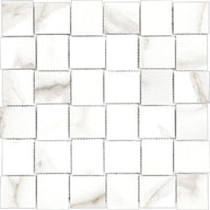 Mayfair Marble Look Tile HD Basketweave Mosaic Polished