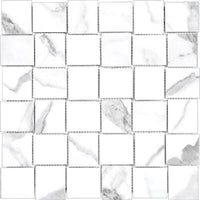 Mayfair Marble Look Tile HD Basketweave Mosaic