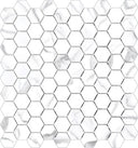 Mayfair Marble Look Tile HD Hexagon Mosaic