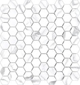 Mayfair Marble Look Tile HD Hexagon Mosaic