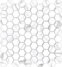 Mayfair Marble Look Tile HD Hexagon Mosaic