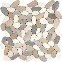Spa Pebbles Flat Mosaic
