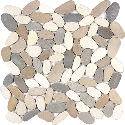 Spa Pebbles Flat Mosaic
