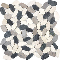 Spa Pebbles Flat Mosaic