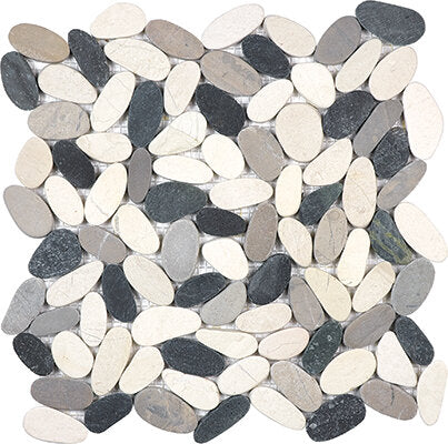 Spa Pebbles Flat Mosaic