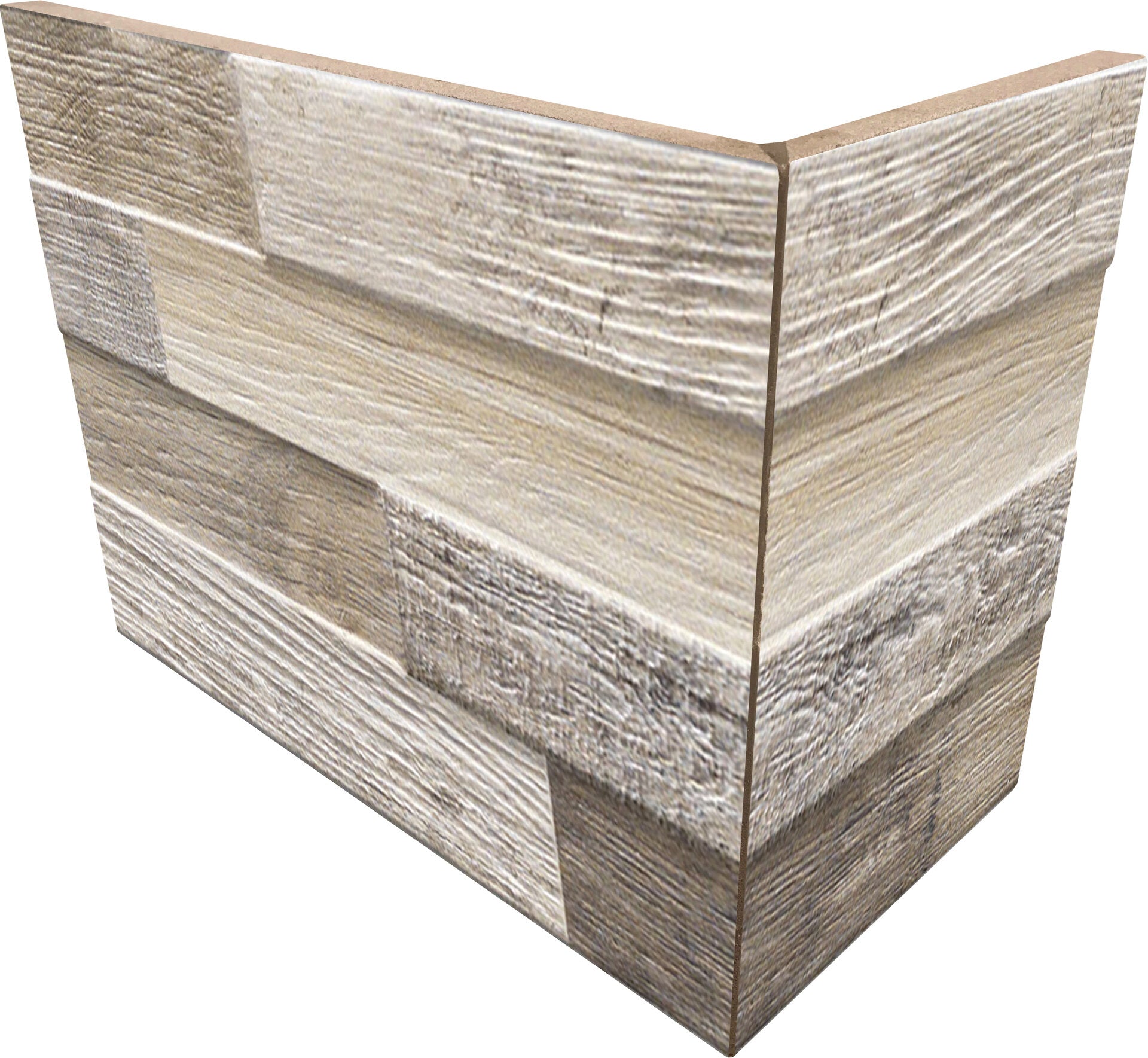 Wall Art Outer Corner Wood Look Porcelain Tile