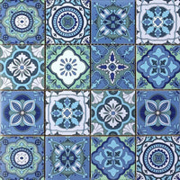 Bati Orient Cement Tile Patchwork Square