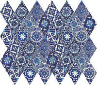 Bati Orient Cement Tile Patchwork Diamond