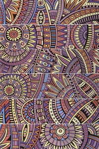 Bati Orient Cement Tile Patchwork Rectangle