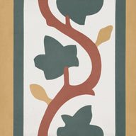 Bati Orient Cement Tile Decor Classic Leaf