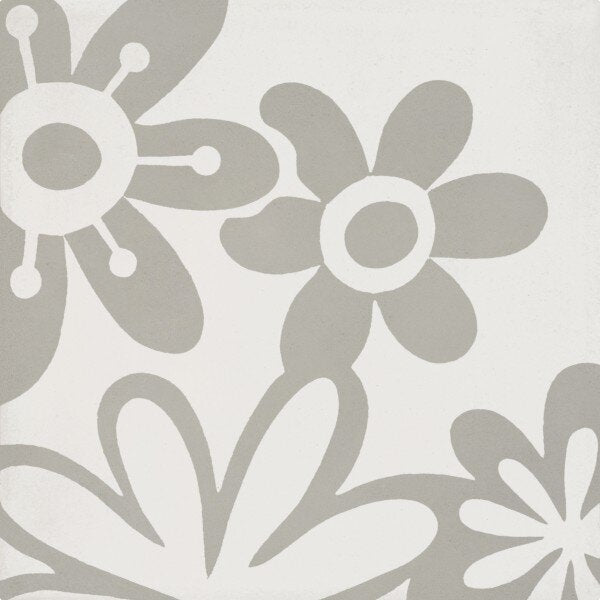 Bati Orient Cement Tile Decor Modern Flower