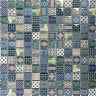 Glass Tile Classic Decor Glossy