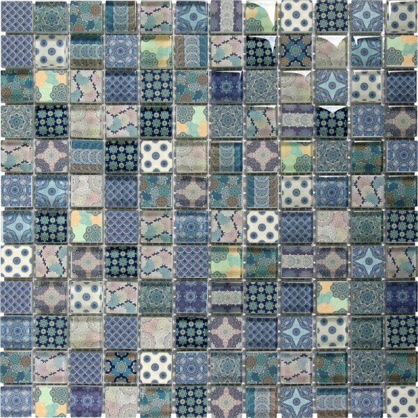 Glass Tile Classic Decor Glossy