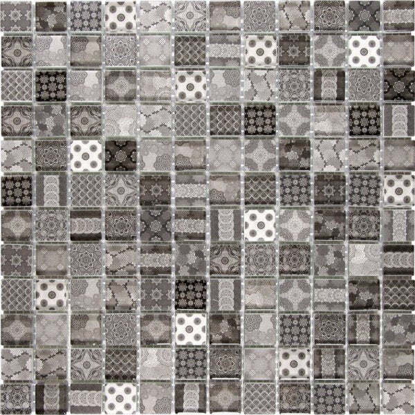 Glass Tile Classic Decor Glossy
