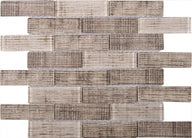 Glass Tile Fabric Print Matte Polished Mix