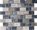Glass Tile Fabric Print Brick Matte