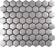 Glass Tile Hexagon Matte