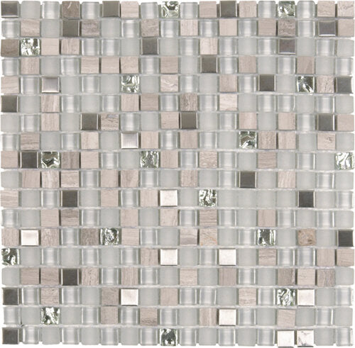 Glass Tile Matte-Glossy Mosaic