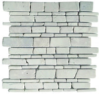 Marble Stone Tile Flat Stick Random Interlocking