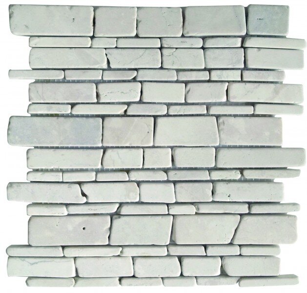 Marble Stone Tile Flat Stick Random Interlocking