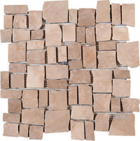 Marble Stone Tile Cubic Opus Mosaic Interlocking