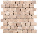 Marble Stone Tile Cubic Opus Mosaic Interlocking
