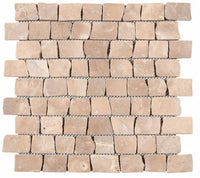 Marble Stone Tile Cubic Opus Mosaic Interlocking