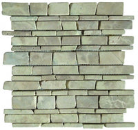 Marble Stone Tile Flat Stick Random Interlocking