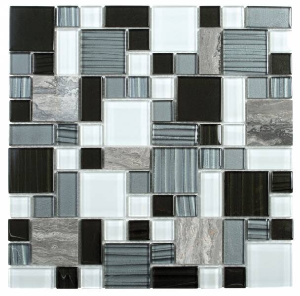 Marble Stone Tile Marble Glass Mosaic Mixed