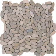 Pebble Sliced Matte Interlocking