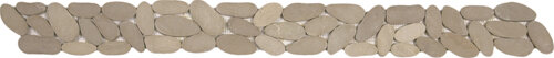 Pebble XL Sliced Matte Interlocking Border