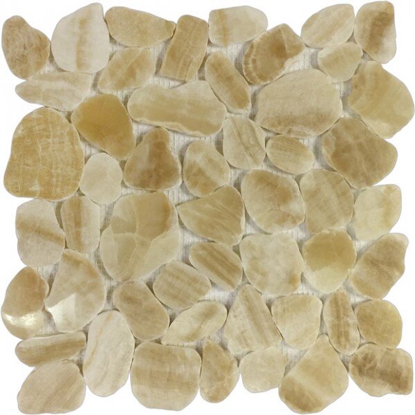 Pebble Sliced Onyx Polished Interlocking