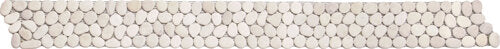 Pebble Rectified Matte Interlocking Border