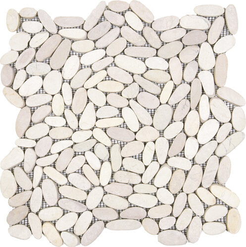 Pebble Sliced Polished Interlocking