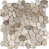 Pebble Sliced Polished Interlocking