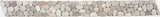 Pebble Sliced Polished Interlocking Border