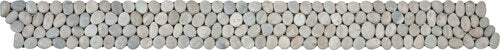 Pebble Rectified Matte Interlocking Border