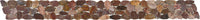 Pebble Sliced Polished Interlocking Border