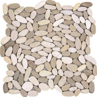 Pebble Sliced Matte Interlocking