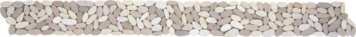 Pebble Sliced Matte Interlocking Border