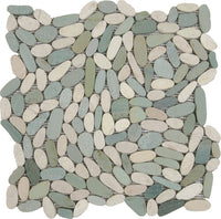 Pebble Sliced Matte Interlocking