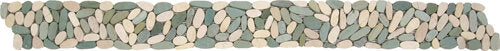 Pebble Sliced Matte Interlocking Border